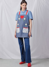 Women's & Children's Tabard-Style Apron in Simplicity (S3119)