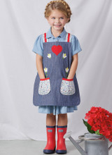 Women's & Children's Tabard-Style Apron in Simplicity (S3119)