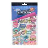 Assorted Clear Sticker Pad (6pcs) - OMG