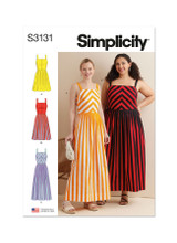 Pleated Skirt Dresses in Simplicity Misses' (S3131)