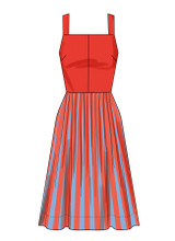 Pleated Skirt Dresses in Simplicity Misses' (S3131)