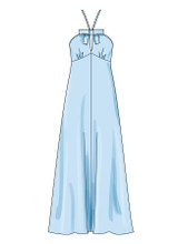 Halter Dresses in Simplicity Misses' (S3133)
