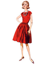 1960's Misses' One Piece Jiffy Dress in Simplicity Vintage (S3153)