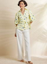Wrap Top in Simplicity Misses' (S3135)