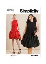 Bubble Dresses in Simplicity Misses' (S3132)