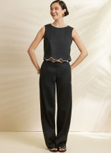 Scalloped Tops, Shorts & Pants in Simplicity Misses' (S3141)