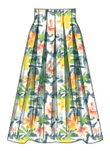 Pleated Skirt w/Belt in Simplicity Misses' (S3139)