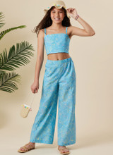 Strap Top, Shorts & Pants in Simplicity Kids (S3149)