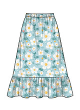 Bardot Ruffle Top & Flounce Skirt in Simplicity Kids (S3148)