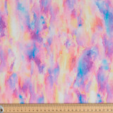 Earthly Delights: Sky in Cloudy Pink, Lemon & Blue - 100% Cotton