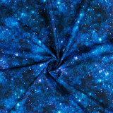 Earthly Delights: Night Sky Dark Blue & Navy - 100% Cotton