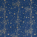 Horita: Navy w/Gold Stars - 100% Cotton