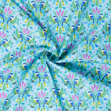 Kingfishers in Blue - 100% Cotton