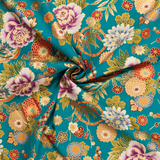 Kochi on Blue - 100% Cotton
