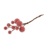 Frosted Snowberries on Wire (18pcs)