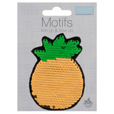 Iron on & Sew on Motif - Flip Sequin Pineapple