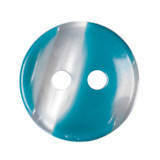 Polyester 2 Hole Button - Stripe