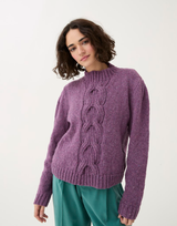 Puff Sleeve Sweater in Sirdar Loveful 100% Recycled Tweed Blend DK (10783)