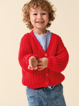 Pop Pop Cardi in Sirdar Snuggly Chunky (2630) - PDF