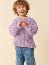 Scandi Rib Sweater in Sirdar Snuggly Chunky (2631) - PDF