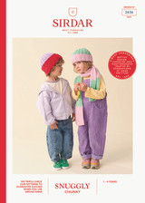 Takk Hat & Scarf Set in Sirdar Snuggly Chunky (2636) - PDF