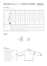 Top-Down Yoke Sweater in Hayfield Spirit Chunky (10858) - PDF