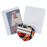Large Counted Cross Stitch Kit - Festive House