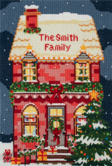 Large Counted Cross Stitch Kit - Festive Home