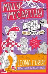 Book cover for Milly McCarthy and the Haunted House HullaBOOloo! by Leona Forde
