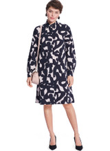 Elegant Shirt Dress Dress & Blouse in Burda Misses' (5678)