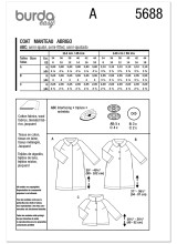 Retro Coats & Jackets in Burda Misses' (5688)