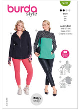 Sports Shirts in Burda Misses' (5691)