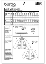 Short Jackets in Burda Misses' (5695)