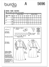 Midi Dresses in Burda Misses' (5696)