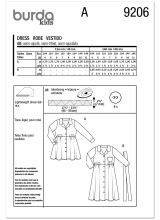 Dresses in Burda Kids (9206)