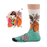 Socks: Geisha Tattoo