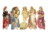 Bookmarks Set - Botticelli