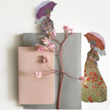 Bookmarks Set - C. Monet, Woman with a parasol