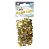Craft Planet (5g) - Gold & Silver Glitter Stars