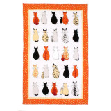 Image for Cotton Tea Towel - Cats In Waiting