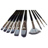 Silvertone Synthetic Brushes (10pk)
