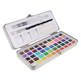 Icon Artists Watercolour Palette & Professional Watercolour Brushes