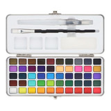 Icon Artists Watercolour Palette & Professional Watercolour Brushes