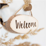 Rico Oval Wooden Sign