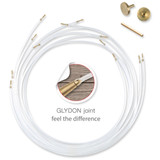 Pony Interchangeable Knitting Needles (4 Sets) - Jute Case