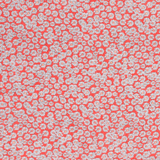 Cotton Viscose Daisies on Scarlet - Per ½ Metre