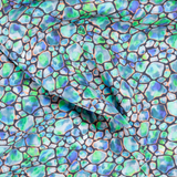 Super Lightweight Luxury Viscose Pebble in Jewel - Per ¼ Metre