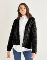 Ribbed Cardigan in Sirdar Adventure Super Chunky (10189)