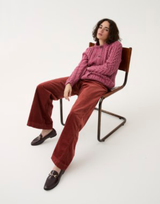 Classic Cable Cardigan in Sirdar Loveful 100% Recycled Tweed Blend DK (10777)