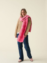 Wavy Crochet Scarf in Hayfield Spirit Chunky (10863) - CROCHET